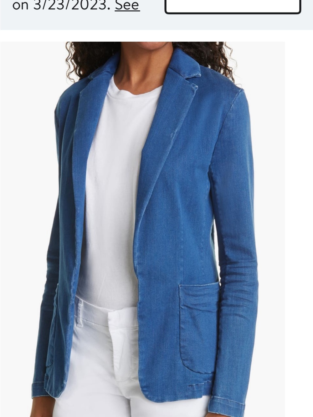 Frank & Eileen Dublin Denim Blazer